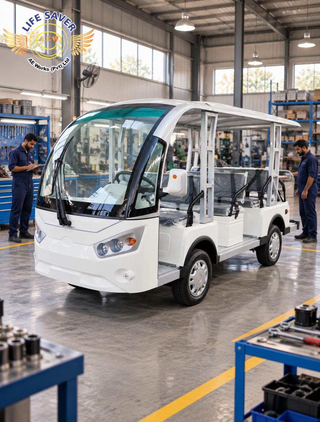 electric utility vehicle fabrication